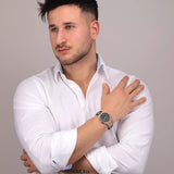 Maserati Stile Black Dial Two Tone Stainless Steel Watch For Men - R8853142008 Buy Now By Maserati