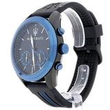 Maserati Traguardo Sports Blue Dial Black Rubber Strap Watch For Men - R8871612006 Buy Now By Maserati
