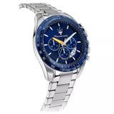 Maserati Traguardo Chronograph Modena Edition Blue Dial Silver Steel Strap Watch For Men - R8871612039 Buy Now By Maserati