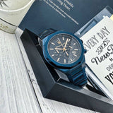 Maserati Stile Chronograph Blue Dial Blue Steel Strap Watch For Men - R8873642008 Buy Now By Maserati