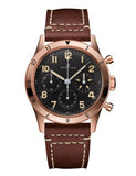Breitling Avi 1953 Edition Black Dial Brown Leather Strap Watch for Men - RB0920131B1X1 Buy Now By Breitling