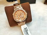 Michael Kors Dylan Rose Gold Rose Gold Steel Strap Watch for Women - MK5586 Buy Now By Michael Kors