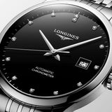 Longines Record Automatic Stainless Steel 40mm Watch for Men - L2.821.4.57.6 Buy Now By Longines