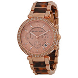 Michael Kors Parker Rose Gold Dial Two Tone Steel Strap Watch for Women - MK5538 Buy Now By Michael Kors
