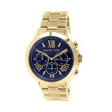 Michael Kors Bradshaw Chronograph Blue Dial Gold Steel Strap Watch For Women - MK5923 Buy Now By Michael Kors