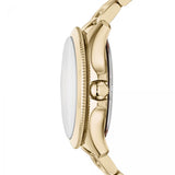 Fossil Cecile Multifunction Champagne Dial Gold Steel Strap Watch for Women - AM4510 Buy Now By Fossil