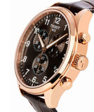 Tissot Chrono XL Black Dial Brown Leather Strap Watch For Men - T116.617.36.057.01 Buy Now By Tissot