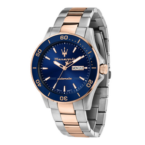 Maserati Competizione Automatic Blue Dial Two Tone Steel Strap Watch For Men - R8823100001 Buy Now By Maserati