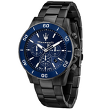 Maserati Competizione Chronograph Blue Dial Black Steel Strap Watch For Men - R8873600005 Buy Now By Maserati