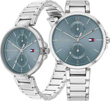 Tommy Hilfiger Angela Blue Dial Silver Steel Strap Watch for Women - 1782126 Buy Now By Tommy Hilfiger