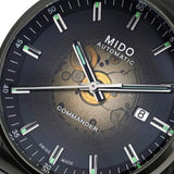 Mido Commander II Automatic Gradient Black Dial Black Steel Strap Watch For Men - M021.407.33.411.00 Buy Now By Mido