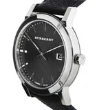 Burberry The City Grey Dial Black Leather Strap Watch for Men - BU9030 Buy Now By Burberry