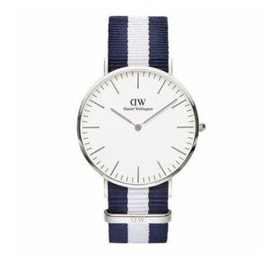Daniel Wellington Classic Glasgow White Dial Two Tone NATO Strap Watch For Men - DW00100018 Buy Now By Daniel Wellington