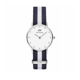 Daniel Wellington Classy Glasgow White Dial Two Tone NATO Strap Watch For Women - DW00100074 Buy Now By Daniel Wellington