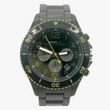Marc Jacobs Rock Chronograph Black Dial Black Steel Strap Watch for Men - MBM5026 Buy Now By Marc Jacobs