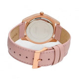 Guess Wonderlust Beige Dial Pink Leather Strap Watch for Women - W1065L1 Buy Now By Guess