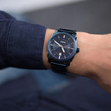 Fossil Machine Blue Dial Blue Steel Strap Watch for Men - FS5231 Buy Now By Fossil