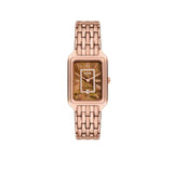 Fossil Raquel Three Hand Date Brown Dial Rose Gold Steel Strap Watch For Women - ES5323 Buy Now By Fossil
