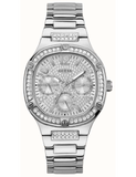 Guess Duchess Quartz Silver Dial Silver Steel Strap Watch For Women - GW0558L1 Buy Now By Guess