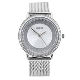 Guess Quartz Silver Dial Willow Stainless Steel Mesh Bracelet Watch For Women - W0836L2 Buy Now By Guess