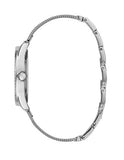 Guess Tri Glitz Quartz Silver Dial Silver Mesh Bracelet Watch For Women - W1142L1 Buy Now By Guess