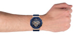 Guess Momentum Chronograph Blue Dial Blue Rubber Strap Watch for Men - GW0263G2 Buy Now By Guess