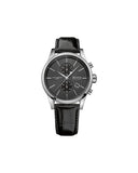 Hugo Boss Jet Black Dial Black Leather Strap Watch for Men - 1513279 Buy Now By Hugo Boss