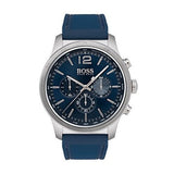 Hugo Boss Professional Chronograph Blue Dial Blue Silicone Strap Watch for Men - 1513526 Buy Now By Hugo Boss
