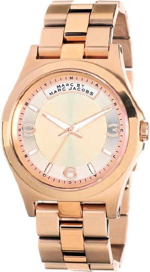 Marc Jacobs Baby Dave Rose Gold Dial Rose Gold Steel Strap Watch for Women - MBM3235 Buy Now By Marc Jacobs
