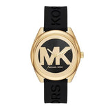 Michael Kors Janelle Quartz Black Dial Black Rubber Strap Watch For Women - MK7313 Buy Now By Michael Kors