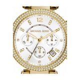 Michael Kors Parker White Dial Two Tone Steel Strap Watch for Women - MK6119 Buy Now By Michael Kors