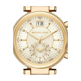 Michael Kors Sawyer White Dial Gold Steel Strap Watch for Women - MK6362 Buy Now By Michael Kors