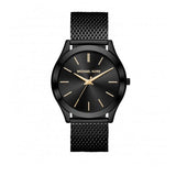 Michael Kors Slim Runway Black Dial Black Mesh Strap Watch for Women - MK8607 Buy Now By Michael Kors