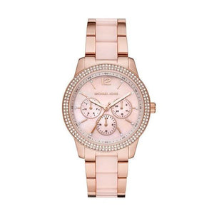 Michael Kors Tibby Multifunction Rose Gold Dial Rose Gold Steel Strap Watch For Women - MK6928 Buy Now By Michael Kors