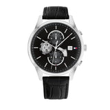 Tommy Hilfiger Weston Chronograph Black Dial Black Leather Strap Watch For Men - 1710502 Buy Now By Tommy Hilfiger