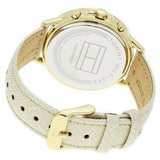 Tommy Hilfiger Carly Silver Dial Cream Leather Strap Watch for Women - 1781790 Buy Now By Tommy Hilfiger