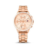 Tommy Hilfiger Carly Rose Gold Dial Rose Gold Steel Strap Watch for Women - 1781788 Buy Now By Tommy Hilfiger