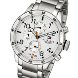 Tommy Hilfiger Trent Multifunction White Dial Silver Steel Strap Watch for Men - 1791140 Buy Now By Tommy Hilfiger