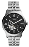 Fossil Townsman Black Dial Silver Steel Strap Watch for Men - ME3107 Buy Now By Fossil