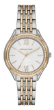 Michael Kors Mindy Three Hand White Dial Two Tone Steel Strap Watch For Women - MK7084 Buy Now By Michael Kors