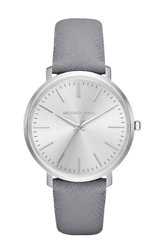 Michael Kors Jaryn Quartz Silver Dial Grey Leather Strap Watch For Women - MK2470 Buy Now By Michael Kors