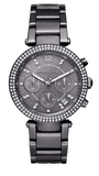 Michael Kors Parker Chronograph Grey Dial Grey Steel Strap Watch For Women - MK6265 Buy Now By Michael Kors