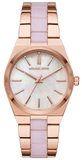 Michael Kors Channing Quartz Mother of Pearl Pink Dial Two Tone Steel Strap Watch For Women - MK6652 Buy Now By Michael Kors