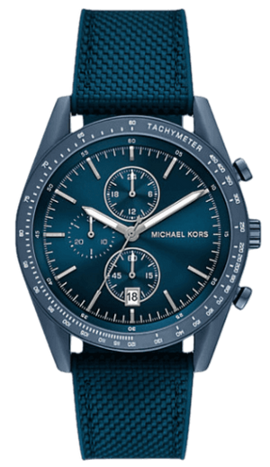 Michael Kors Accelerator Chronograph Blue Dial Blue Nylon Strap Watch for Men - MK9142 Buy Now By Michael Kors