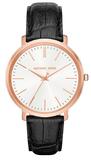 Michael Kors Jaryn Quartz White Dial Black Leather Strap Watch For Women - MK2472 Buy Now By Michael Kors