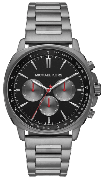 Michael Kors Sullivan Chronograph Black Dial Grey Steel Strap Watch For Men - MK8970 Buy Now By Michael Kors