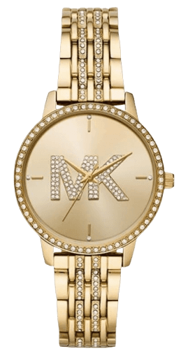 Michael Kors Melissa Pave Gold Dial Gold Steel Strap Watch for Women - MK4371 Buy Now By Michael Kors