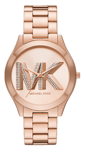 Michael Kors Slim Runway Analog Rose Gold Dial Rose Gold Steel Strap Watch For Women - MK4733 Buy Now By Michael Kors