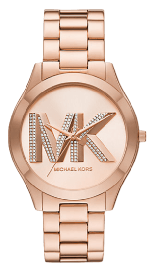 Michael Kors Slim Runway Analog Rose Gold Dial Rose Gold Steel Strap Watch For Women - MK4733 Buy Now By Michael Kors