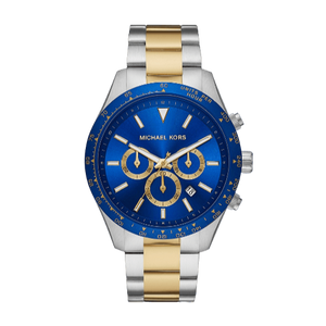 Michael Kors Layton Chronograph Blue Dial Two Tone Steel Strap Watch For Men - MK8825 Buy Now By Michael Kors
